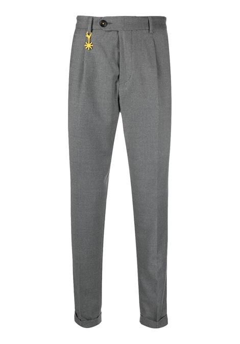 Pantaloni slim con pences in misto lana MANUEL RITZ | Pantaloni | 3332P1648 22363096